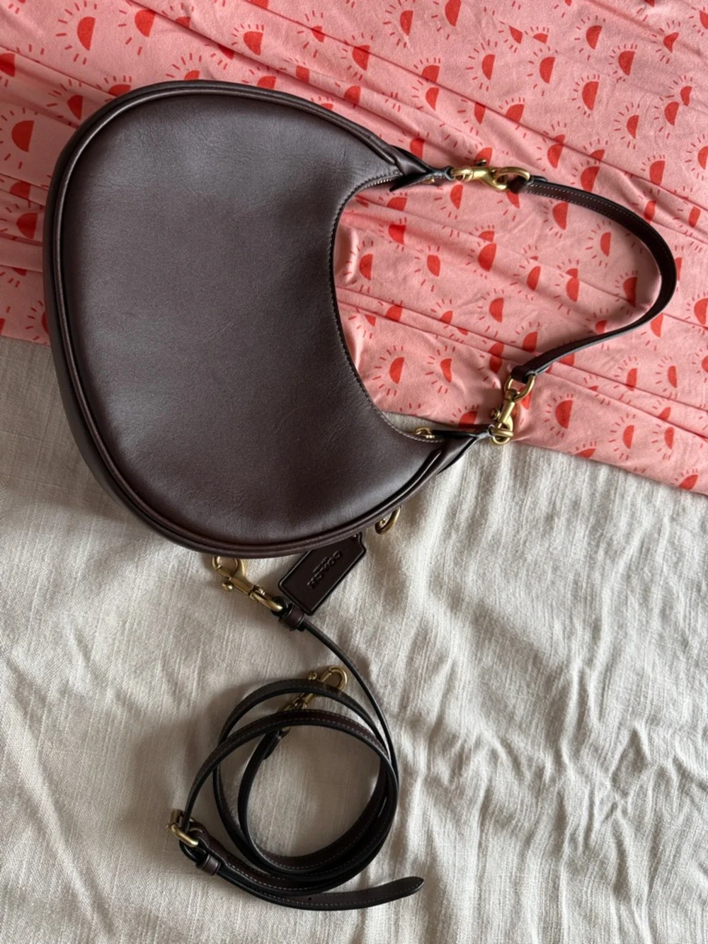 Coach Jonie 22 Glovetanned Leather Bag in Maple - Picture 5 of 5